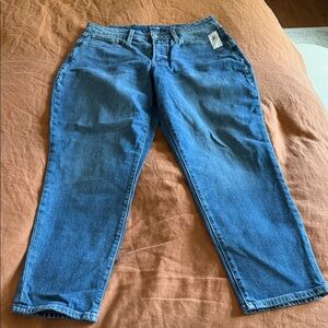 NWT Old Navy Curvy OG Straight Jeans in Blue